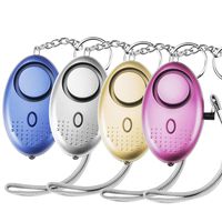 TOODOO 130db Safesound Personal Security Alarm Keychain, Safety Emergency Alarm with LED Safety and SOS Emergency Alarm Providing Powerful Safety and Property Assurance for Kids, Women (Multicolor B)