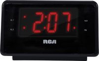 RCA Dual Alarm Clock iPod Charging Station with Digital FM Radio Tuner, Large LED Display, Flexible 30-pin iPod Docking Connector, Sleep Timer, Two Speaker Stereo Sound and a Built-In 3.5mm Auxiliary