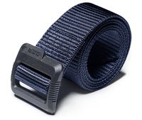 CQR Tactical (Pack of 1) Duty Nylon Webbing EDC Military Belt, Flip Tab(mzt01) - Navy, XL(w40-42)