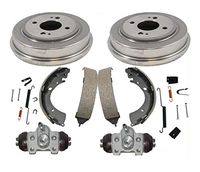 New Rear Drums Brake Shoes Wheel Cylinders & Hardware Fits For Honda Civic 1996-2000