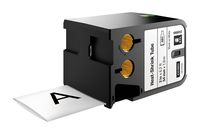 DYMO Heat Shrink Tubes for DYMO XTL Label Makers, Black on White, 2", 1 Roll (1868812)