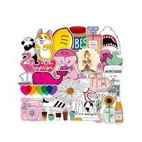 Stickers for Water Bottles Big 52 Pack, ShinFly Waterproof Cute Funny Stickers for Teens,Girls,Adults | Perfect for Laptop,Phone,Hydro Flask,Travel Case, Car, Wall Decals Vinyl Stickers
