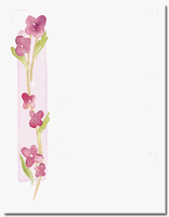 Masterpiece Blossoms Letterhead - 8.5 x 11 - 100 Sheets