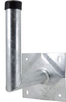 Satix SWH00100 Quality Wall Mount Bracket Support 10 cm for Satellite Antenna Dish, Steel hot-dip Galvanized