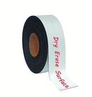 MasterVision Tape Roll Magnetic Dry Erase, 2" x 50' White