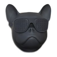 Bulldog Speaker Portable Bluetooth Speakers 8W Output Bass Stereo Personalized Cool Artistic Wireless Speaker for Home Party Cafe Bar Compatible for Desktop PC/Laptop/Mobile Phone (Black)
