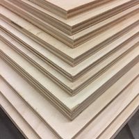 12" x 24" sheets of 1/2" Baltic Birch plywood (6 sheets) perfect for crafting or laser work
