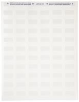 Brady LAT-23-747-2.5 1" Width x 0.5" Height, B-747 and B-966B Polyester with Overlaminate, Matte Finish White PermaShield Laser Printable Label (Pack of 2500)