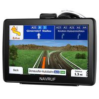 Car GPS Navigation, HD Touch 7-inch 8GB Navigation System, Voice Turn Tips and Traffic alerts, Lifetime map Updates (Navigation pre-Installed US/Canada/Mexico Latest map)