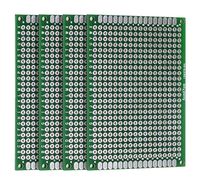 LampVPath (Pack of 4) PCB Prototype Board, Double Sided PCB Proto Board for DIY Solder Breadboard, 5cm X 7cm(1.969" X 2.756") Universal Printed Circuit Board