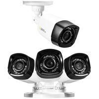 Q-See QCA7207B-4 720p High Definition Analog, Plastic Housing, Bullet Security Camera 4-Pack (White)