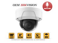 4MP PoE Security IP Camera - Compatible with DS-2CD2143G0-IU Mini Dome EXIR Night Vision 2.8mm Fixed Lens H.265+ Built in Microphone
