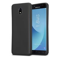 Kit Me Out World Case Abstract Series Case Designed for Samsung Galaxy J7 (2018), Full Matte Slim Fit Flexible TPU Minimal Durable Protection Case Cover Abstract Design (Black)