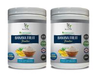 Cardiovascular Support Supplement - Banana Fruit - Organic Powder - Banana Vitamin - 2 Cans 16 OZ (130 Servings)