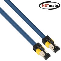 NETmate NM-U8015 CAT.8 40Gbps 2000Mhz High Speed   Gigabit SSTP LAN Network Ethernet Cables 24AWG 5ft 2pack