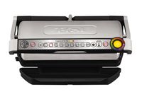 T-fal GC722D53 1800W OptiGrill XL Stainless Steel Large Indoor Electric Grill with Removable and Dishwasher Safe Plates, Silver