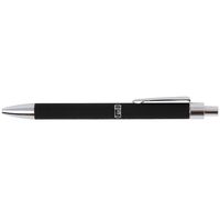 Pill Bottle Engraved Black Leather Gift Pen