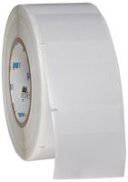 Brady THT-26-427-1 2.5" Width x 2.25" Height, B-427 Self-Laminating Vinyl, Matte Finish White/Translucent Thermal Transfer Printable Label (1000 per Roll)