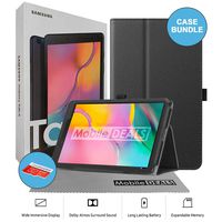 Samsung Galaxy T290 Tab A 8-Inch 32 GB Wifi Android 9.0 Touchscreen Tablet Black (2019) International Version Bundle - Case, Screen Protector, Stylus, 32GB microSD Card and Mobile Deals Cleaning Cloth