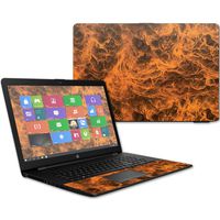 MightySkins Skin Compatible With HP 17t Laptop 17.3" (2017) - Burning Up | Protective, Durable, and Unique Vinyl Decal wrap cover | Easy To Apply, Remove, and Change Styles | Made in the USA