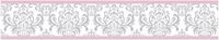Sweet Jojo Designs Pink, Gray and White Elizabeth Kids and Baby Modern Wall Paper Border