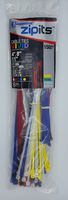 Cambridge ZipIts Multi Purpose Cable Ties Zip Ties 150 Pieces 4 Inch 8 Inch 11 Inch Assortment of 5 Assorted Colors