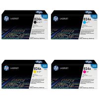 HP 824A (CB384A, CB385A, CB386A, CB387A) Black, Cyan, Magenta & Yellow Original Toner Image Drums
