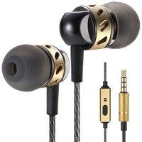 Betron AX5 Earphones Headphones with Microphone Balanced Bass Driven Earbuds for iPhone, Ipad, iPod, Samsung, Mp3 Players, Smartphones and Tablets