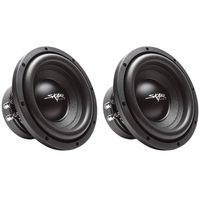 (2) Skar Audio Sdr-8 D2 8" 700W Max Power Dual 2 Ohm Car Subwoofers, Pair of 2