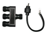 Alpine PL3 3-Way Socket with Connection Cord, 7"