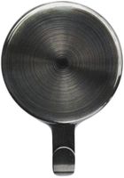 AttractMagnetic Hanger 10 lb Capacity 1-Pack (Brushed Nickel) for Metal Surfaces