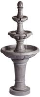 John Timberland Pisa 57 1/2" High Fountain Faux Stone 3-Tier Water Fountain