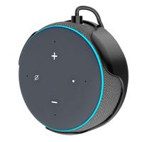 Moretek Wall Mount Holder Stand for Echo Dot 3rd Generation, No Messy Wires with Magnetic Release 3M Adhesive Hanger Mounts for Echo Dot 3rd Gen Smart Home Speakers (Black Magnetic)