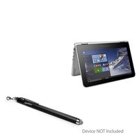 HP Pavilion x360 Convertible 2-in-1 (11.6") Stylus Pen, BoxWave [EverTouch Capacitive Stylus] Fiber Tip Capacitive Stylus Pen for HP Pavilion x360 Convertible 2-in-1 (11.6") - Jet Black