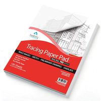 Bellofy Tracing Paper Pad 100 Sheets - Translucent Tracing Paper for Pencil, Marker and Ink - Trace Images, Sketch, Preliminary Drawing, Overlays - 9 x 12 inches, 25 lB / 41 GSM