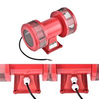 Giraffe-X 110V Motor Driven Heavy Duty Air Raid Siren Metal Horn Industry Boat Alarm 123dB