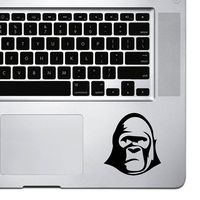 StickAny Palm Series Gorilla 1 Sticker for MacBook Pro, Chromebook, and Laptops (Black)
