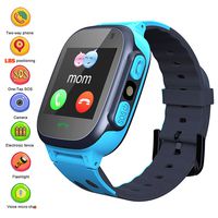 Kids Smartwatch Phone with Position Tracker, Boys Girls Touch Screen Watch with 2 Way Call Voice Chat One Key SOS Camera Math Game Alarm Clock Wristband Birthday Gift for Childrens Back to School