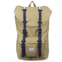 Machu Mountain Urban Series - Laptop Backpack, College Backpack, Perfect for School and Travel. Fits 13 Inch to 17 Inch Laptop and Tablets (Khaki Navy Stripes)