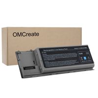 OMCreate Battery Compatible with Dell Latitude D630 D620, fits P/N PC764 PP18L TC030-12 Months Warranty [6-Cell Li-ion]