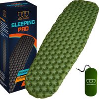 Gold Armour Camping Sleeping Pad - Mat, (Large), Ultralight 17.3 oz, Best Sleeping Pads for Backpacking, Hiking Air Mattress - Lightweight, Inflatable & Compact, Camp Sleep Pad (OD Green)