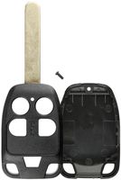 KeylessOption Keyless Entry Remote Uncut Blank Key Blade Fob Case Shell Cover Buttons For Odyssey N5F-A04TAA