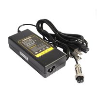 1.8A Lithium Battery Charger with 3-Prong Inline Power Supply Cord for Razor E100 E200 E300 E125 E150 E500 36V Electric Scooter