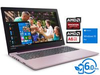 Lenovo IdeaPad 330 Laptop, 15.6" HD Display, AMD A6-9225 Upto 3.0GHz, 8GB RAM, 128GB SSD, DVDRW, HDMI, Card Reader, Wi-Fi, Bluetooth, Windows 10 Pro - (Purple)