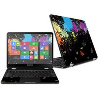 MightySkins Skin Compatible with Samsung Chromebook Pro 12.3" - Splatter | Protective, Durable, and Unique Vinyl Decal wrap Cover | Easy to Apply, Remove, and Change Styles | Made in The USA