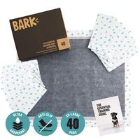 BarkBox Odorless Puppy Pads | 40 Count | Quick Dry, Ultra Absorbent Activated Charcoal Dog Pee Pads, Pet Training Accessories for Housebreaking, Pheromone Attractant | Charcoal | XXL