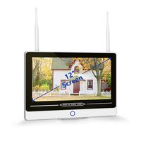 8CH 1080P NVR with 12inches Monitor for SMONET WiFi NVR Kits