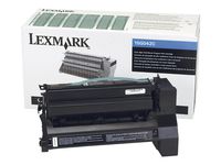 Lexmark High Yield Cyan Return Program Toner Cartridge, 15000 Yield (15G042C)