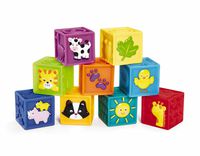 Earlyears Squeak 'n Stack Blocks Baby Toy