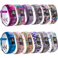 Sibode Compatible with Vivofit 3 Bands, Garmin Vivofit JR Bands, Vivofit JR 2 Bands, Replacement Bands Compatible with Kids Garmin Vivofit 3 JR 2 Band for Kids Women Men, 12 Pack